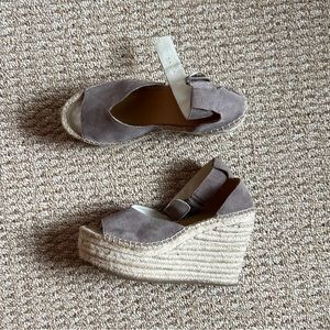 Soludos Suede Platform Wedge